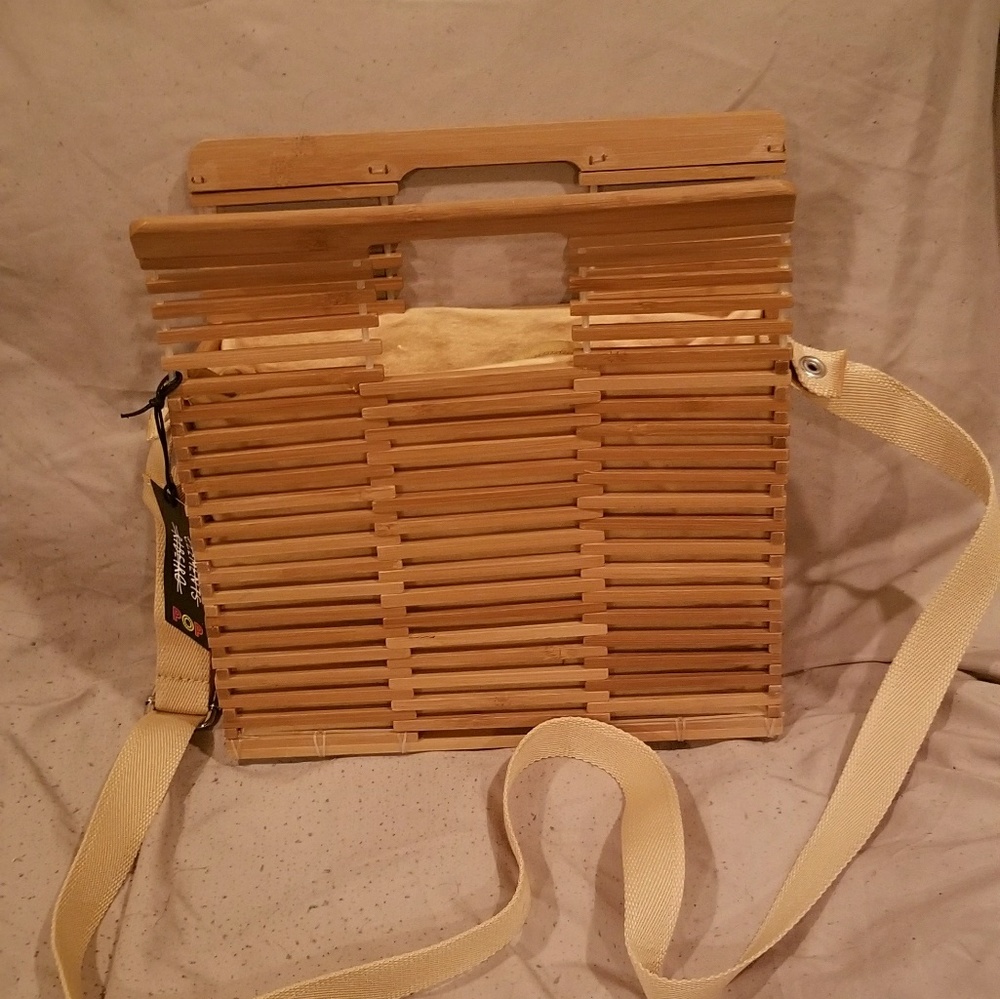 Clements Ribeiro POP Wooden Crossbody Bag